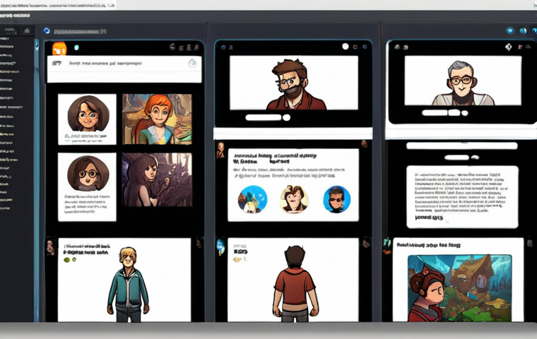 **Prompt:** A character designer meticulously analyzes social media sentiment using specialized software, uncovering valuable insights about desired character traits for a mobile game. Multiple monitors display data visualizations of trending hashtags and community discussions, revealing the audience's preference for relatable and humorous characters over traditional archetypes. The room is filled with concept art and sketches, highlighting the iterative nature of character development.