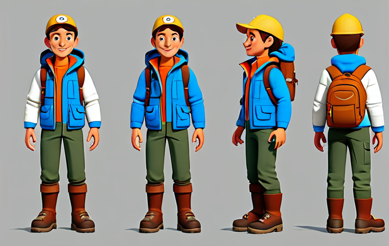 캐릭터 디자인 관련 영화 및 드라마 - Sci-Fi Character Concept**

"A futuristic inventor with a thoughtful expression, wearing modest clot...