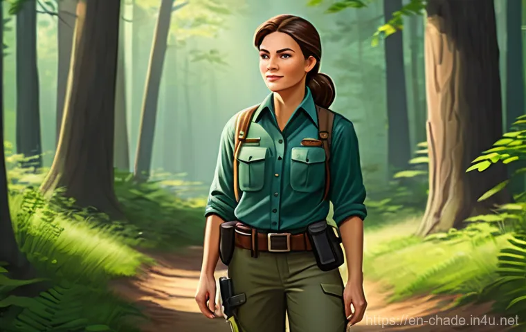 캐릭터 디자인 관련 코스 개설 사례 - Prompt 1: Dynamic Forest Ranger**