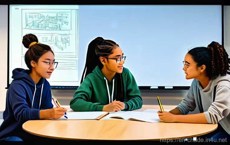 캐릭터 디자인 전공의 학비와 장학금 - **Prompt 1: Aspiring Character Designer in a Cozy Studio**
    "A young, diverse female art student,...