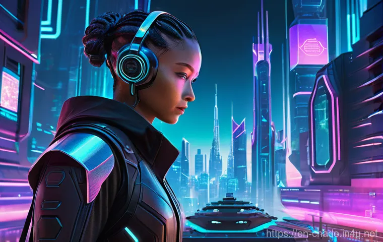 캐릭터 디자인 업계의 변화와 도전 과제 - **AI-Assisted Character Design Session:** A skilled female character designer, mid-20s, with short, ...