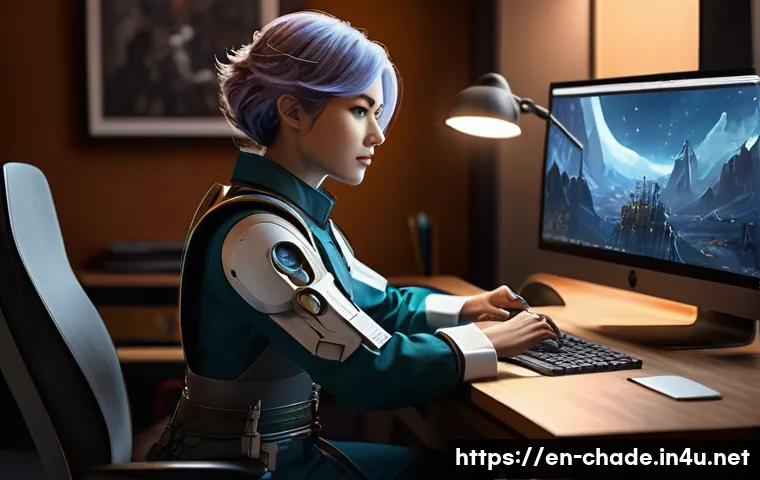 캐릭터 디자인의 디지털 혁신 사례 - **Digital Concept Artist at Work**
    "A professional female character designer in her late 20s, wi...