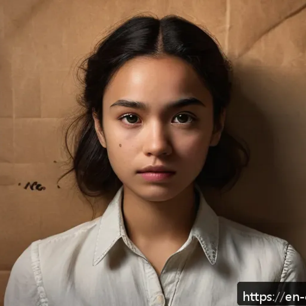 캐릭터 디자인에 필요한 소프트 스킬 - A thoughtful young female character standing in a dimly lit room, wearing a simple but stylish outfi...