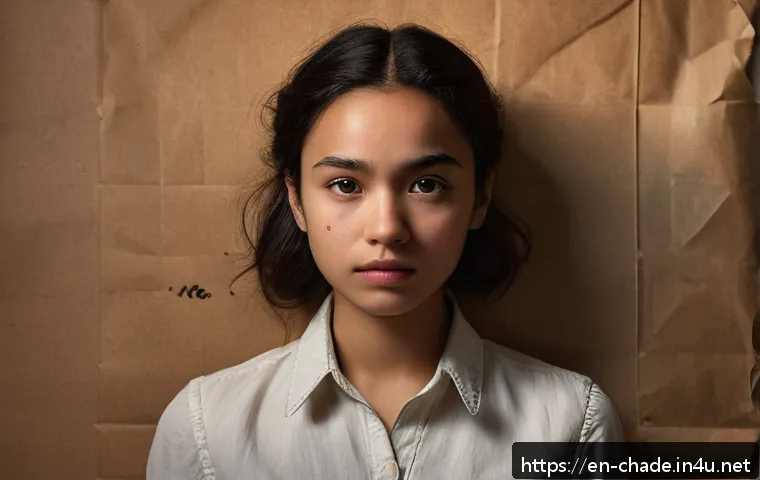 캐릭터 디자인에 필요한 소프트 스킬 - A thoughtful young female character standing in a dimly lit room, wearing a simple but stylish outfi...